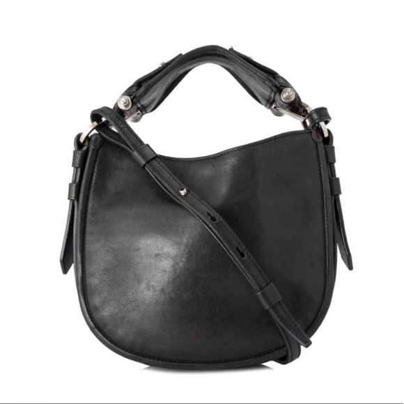 Givenchy Handbags - Givenchy Obsedia Black Leather Shoulder Hobo Bag